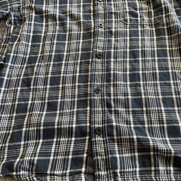 Red Head Ranch Long Sleeve Western Mens Shirt Size Medium Blue Plaid Button Up - Picture 2 of 5